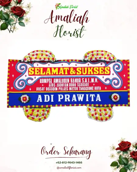 Papan Bunga Ucapan Selamat Bendasari